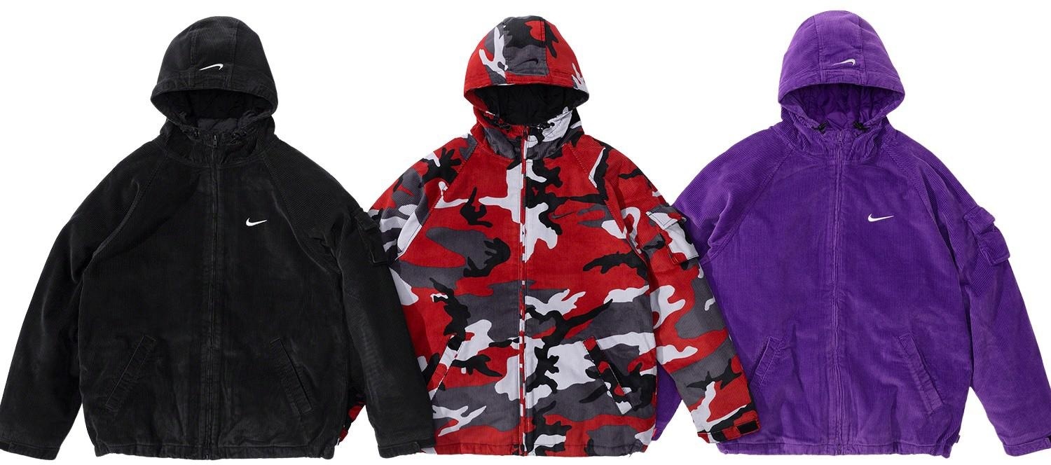 Supreme®/Nike® Arc Corduroy Hooded Jacket view 12